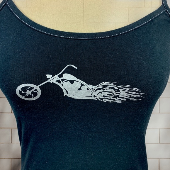 Rothco Motorcycle Biker Tank Black M NWT - Picture 2 of 8